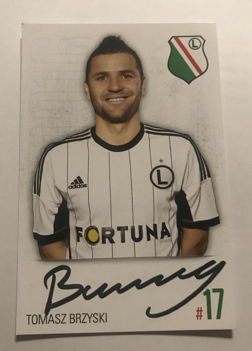 Tomasz Brzyski Legia Warszawa autograf