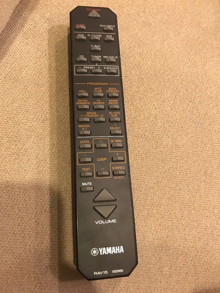 Yamaha Rav V Remote For Dsp Ax Htr Rds Rx V Rds Yht