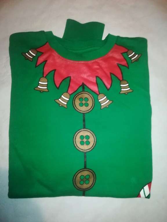 Świąteczny bluza strój Elfa prawie jak nowy
