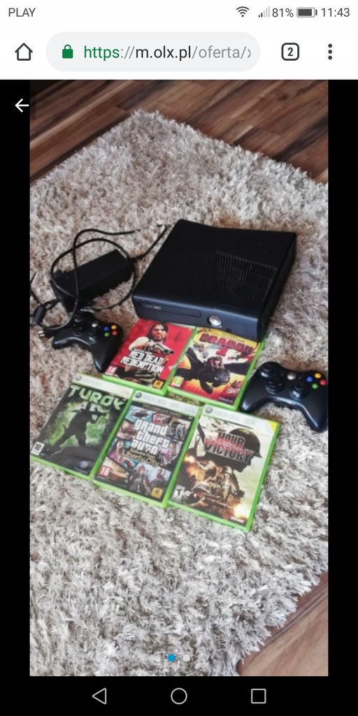 Xbox 360 S + 2pady+5gier!!!