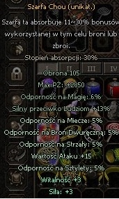 Metin2 Baria.pl Baria Szarfa Chou( unikat ) PVP