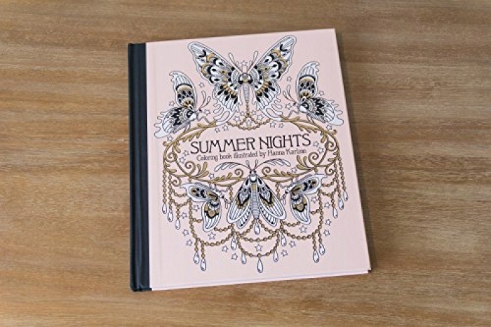 hanna karlzon summer nights coloring book daydrea