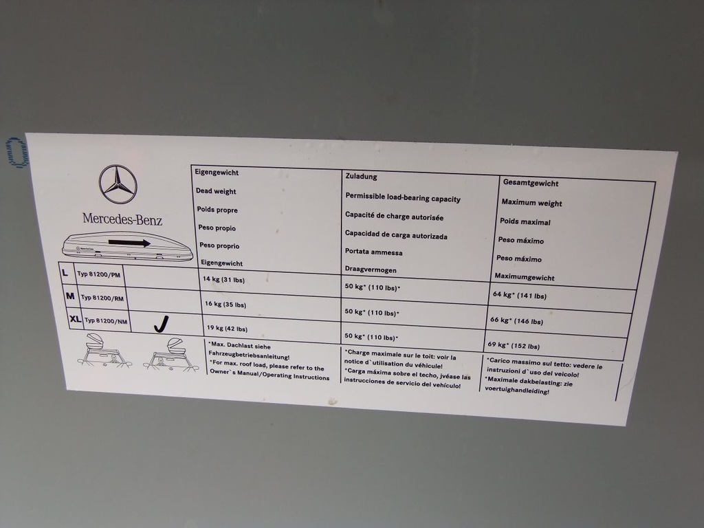 Duży Box Mercedes Benz-Oryginał Typ 81200/Nm Xl - 7203786502 - Oficjalne Archiwum Allegro