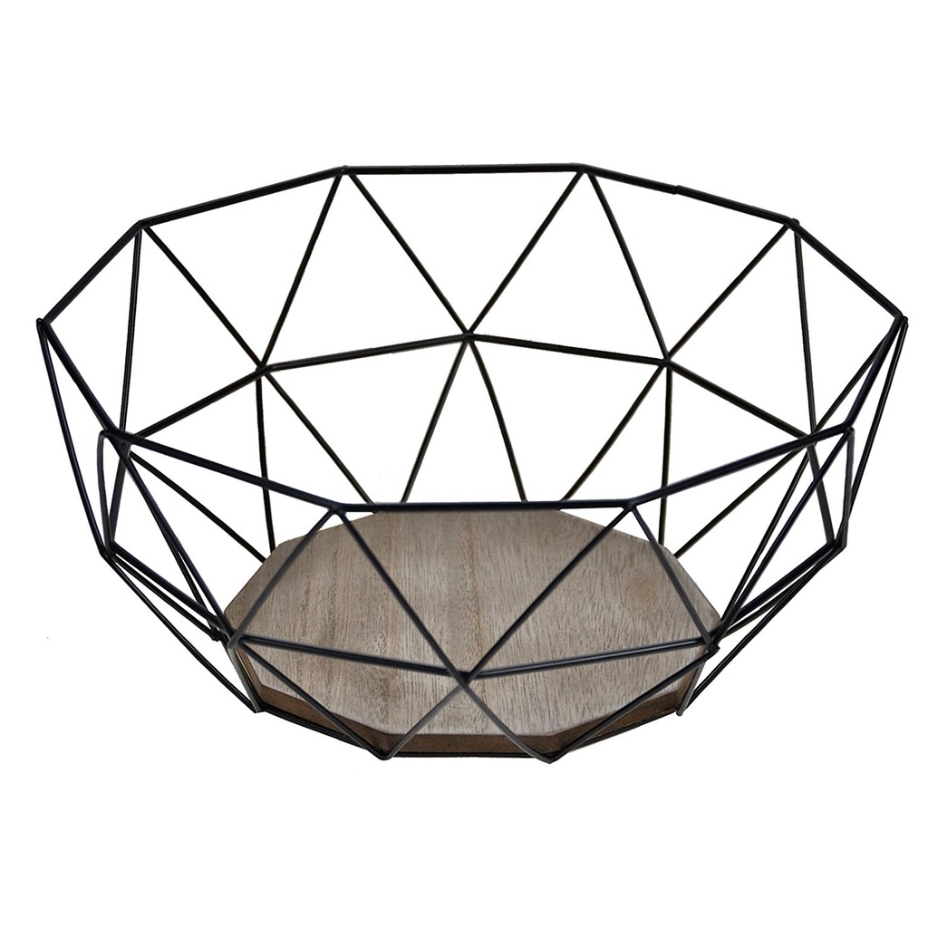 Kosz metalowy nowoczesny 25x12cm