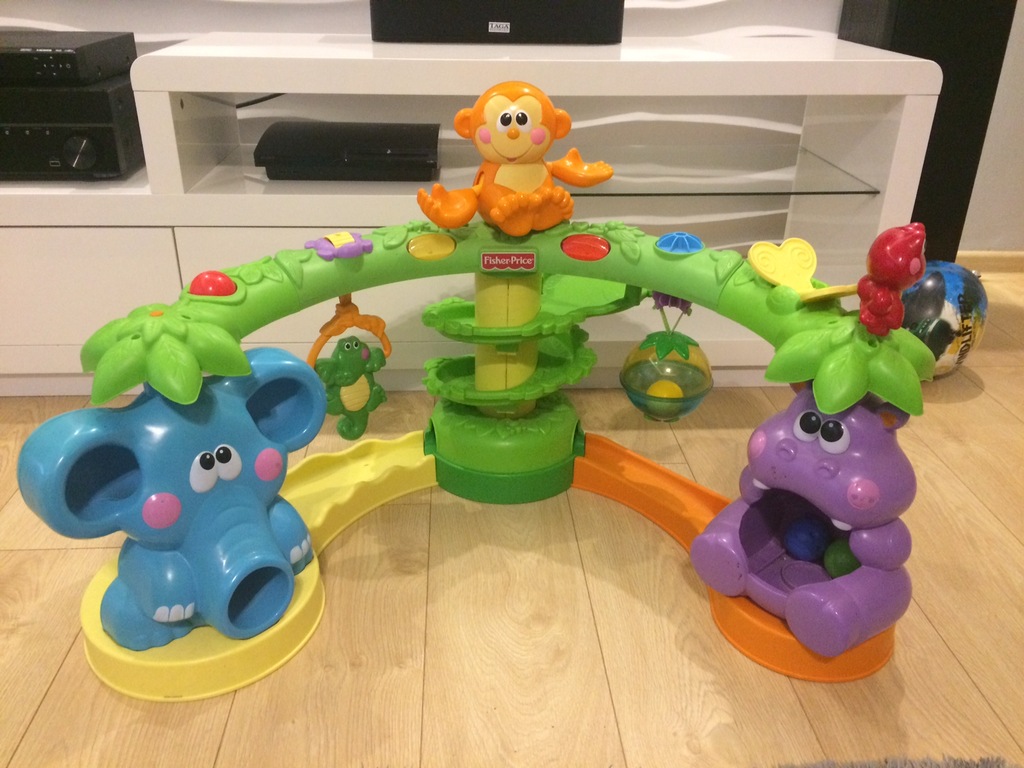 Muzyczna Dżungla Fisher Price zjeżdżalnia 