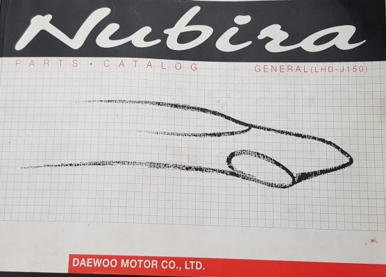 Nubira. Katalog części Daewoo