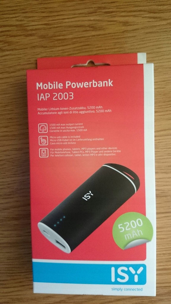 Mobile Powerbank ISY IAP 2003