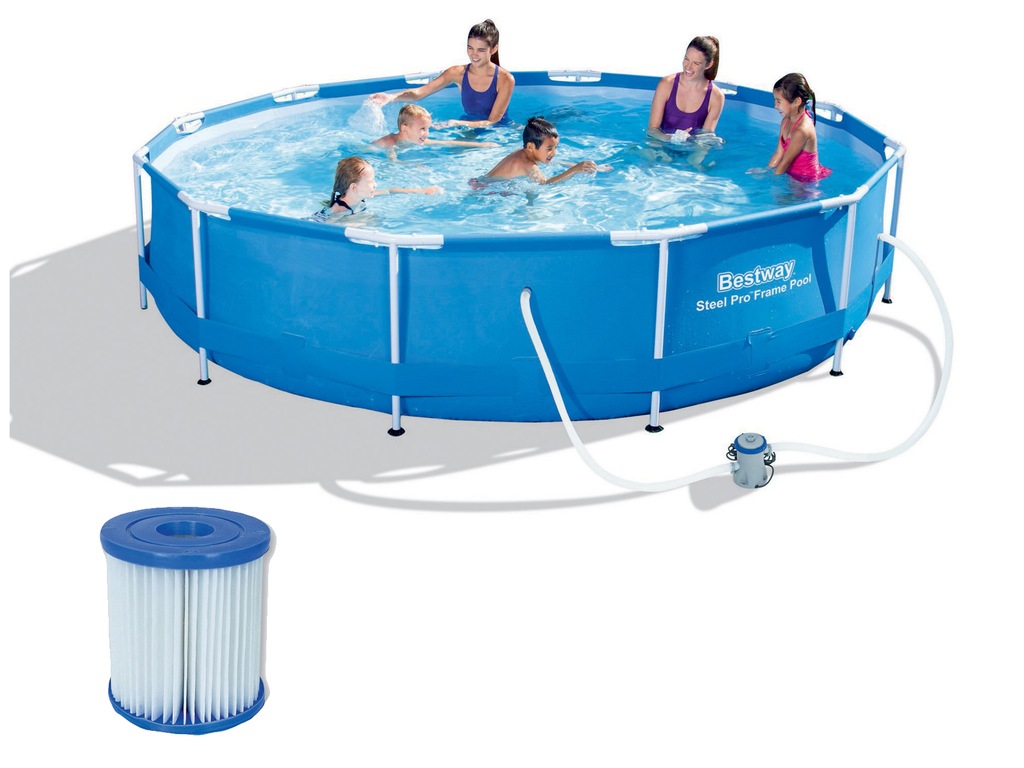 Basen ogrodowy stelażowy 366x76cm Bestway 56416 - 6802891310 ...
