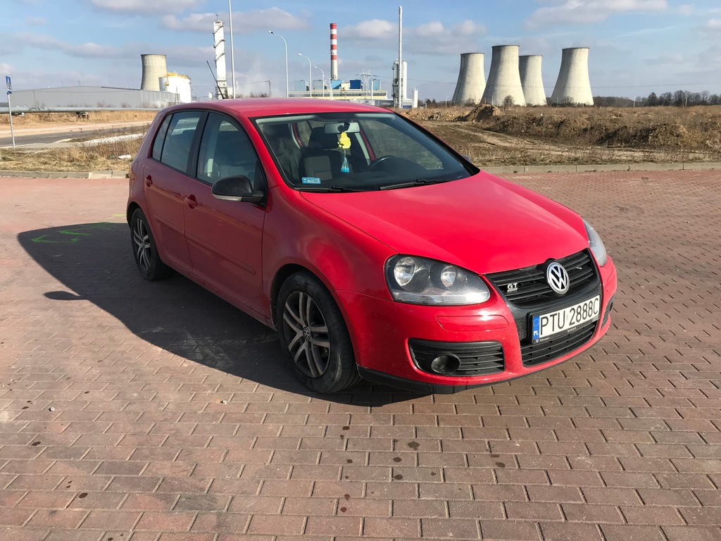 Volkswagen GOLF 5 GT Sport! 1.9TDi Piękny Czerwony