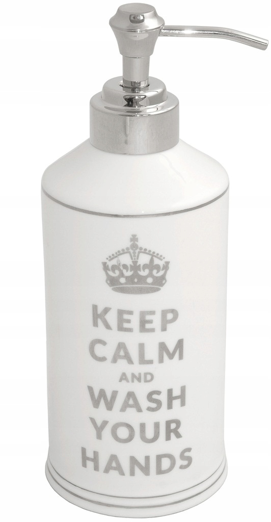 DOZOWNIK NA MYDŁO W PŁYNIE PORCELANA KEEP CALM