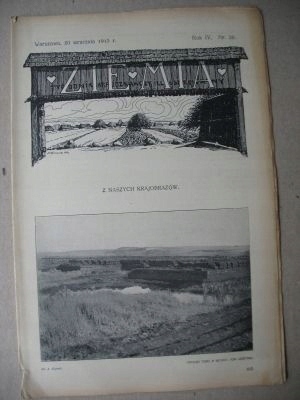 Brzeziny Nowe Miasto Korczyn Mątwica Mazury 1913r