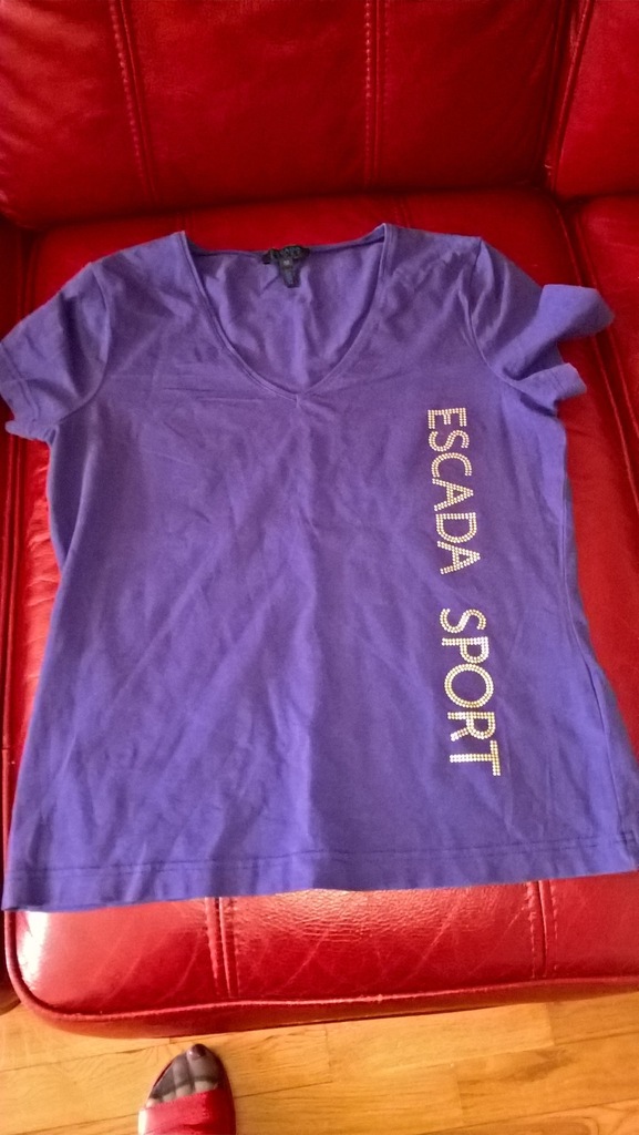 t-shirt Escada sport rozm M fiolet