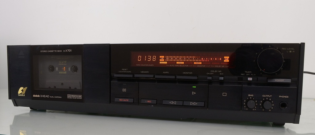 Sansui D-X701 Stereo Cassette Deck (1987-90) - 7232038347