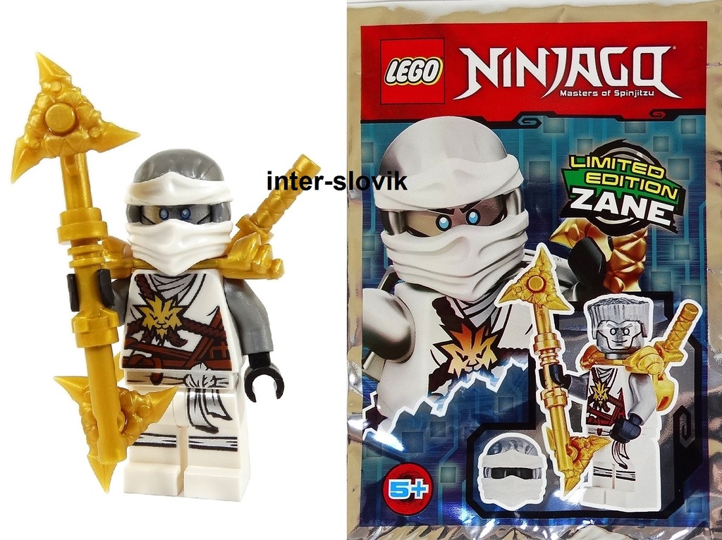 LEGO FIGURKA NINJAGO NINJA ZANE LIMITED EDITION