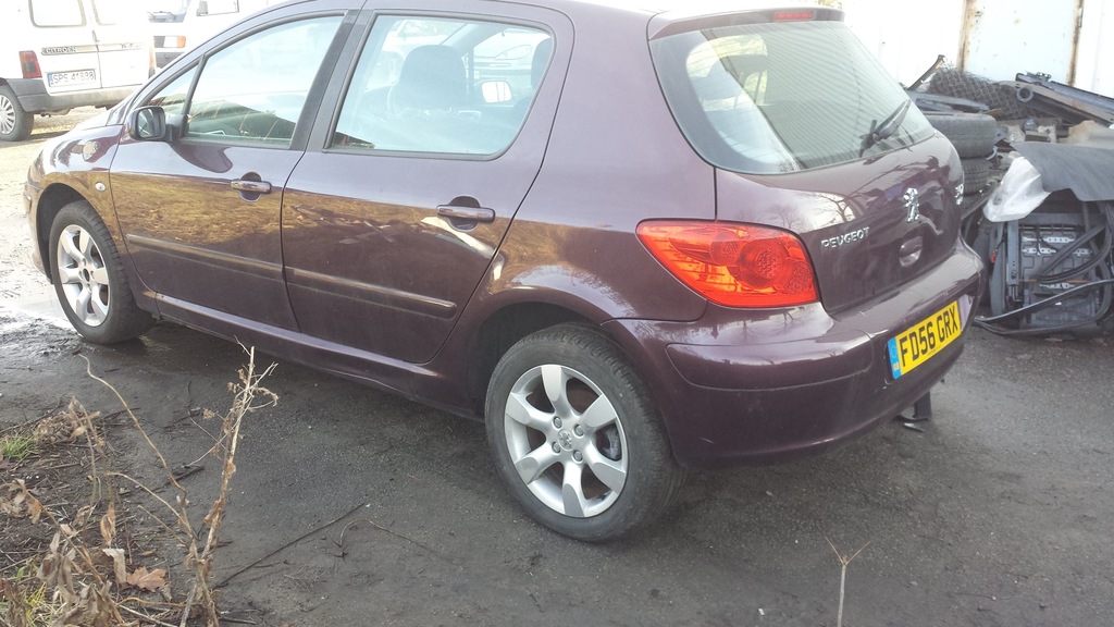 części Peugeot 307 LIFT KKCD drzwi maska zderzak