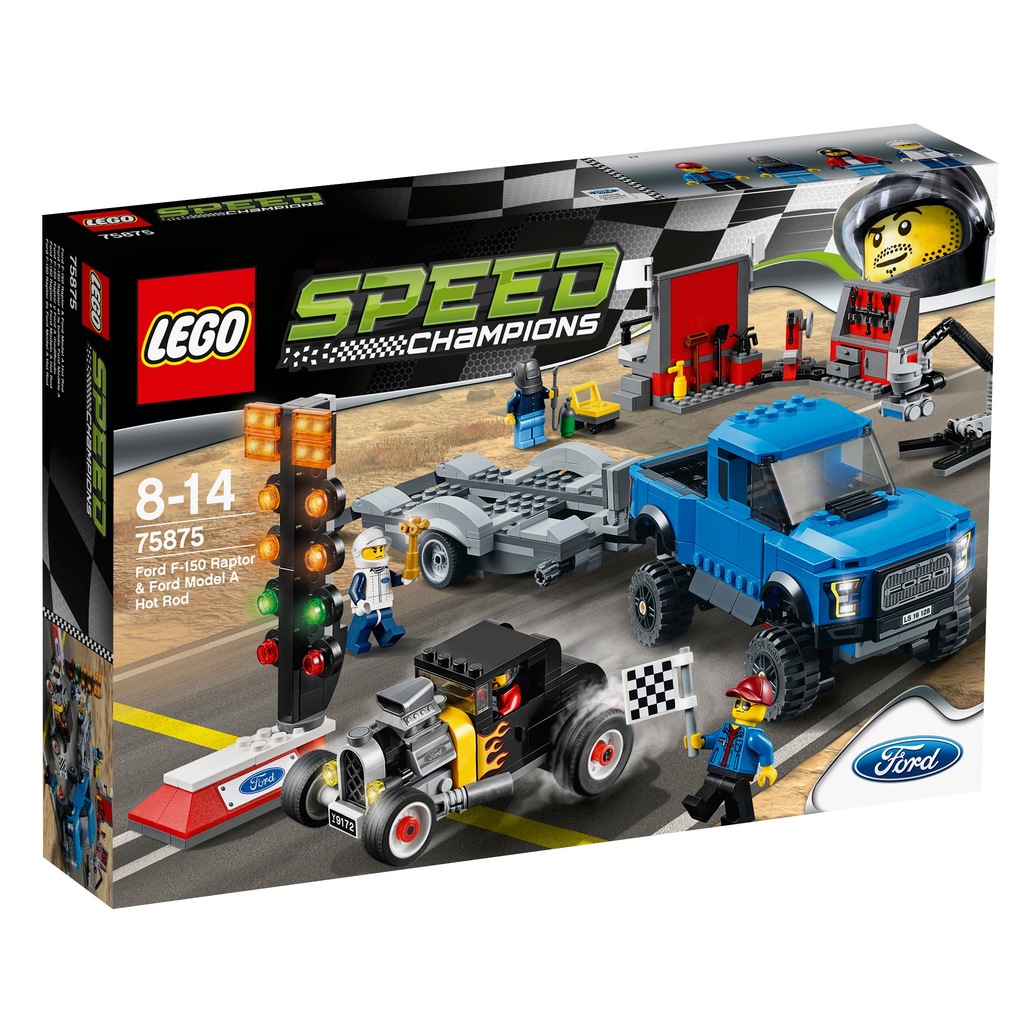 LEGO SPEED CHAMPIONS 75875 FORD F-150 RAPTOR HOT R