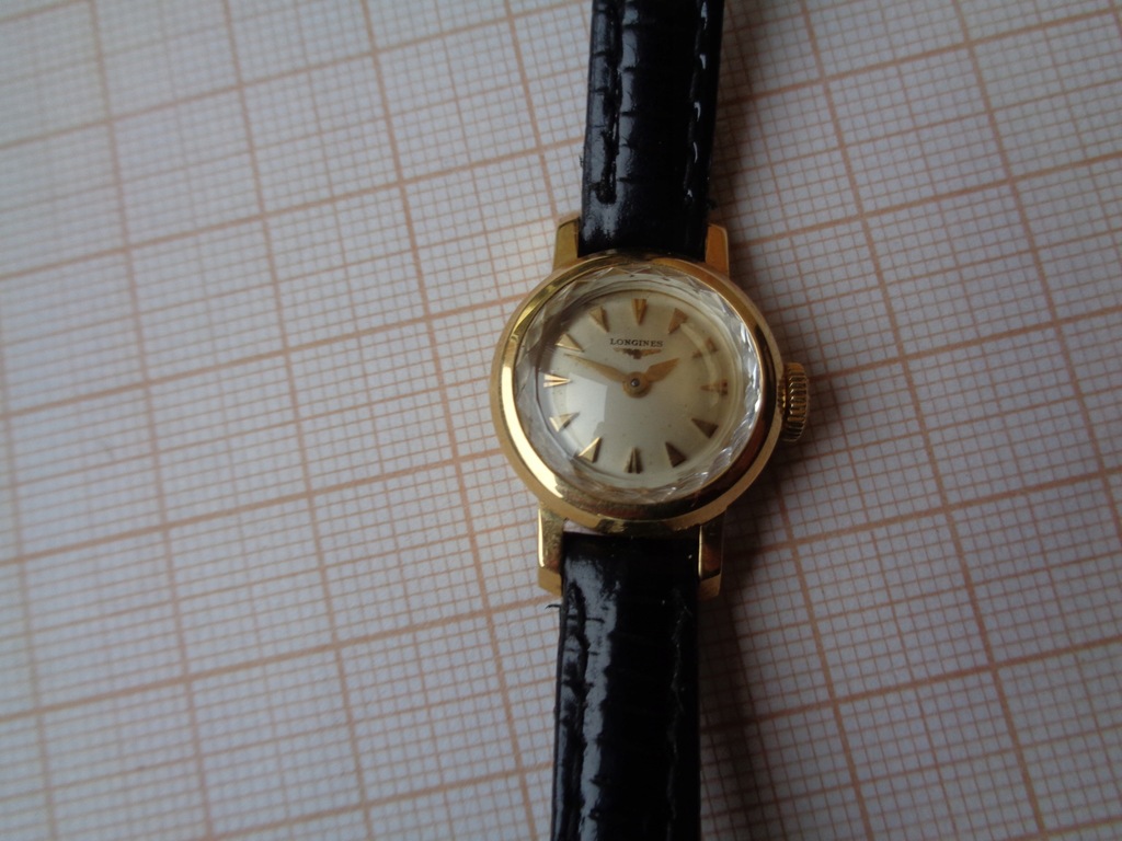 Longines-damski zloty 750 pr. 18 karat-sprawny