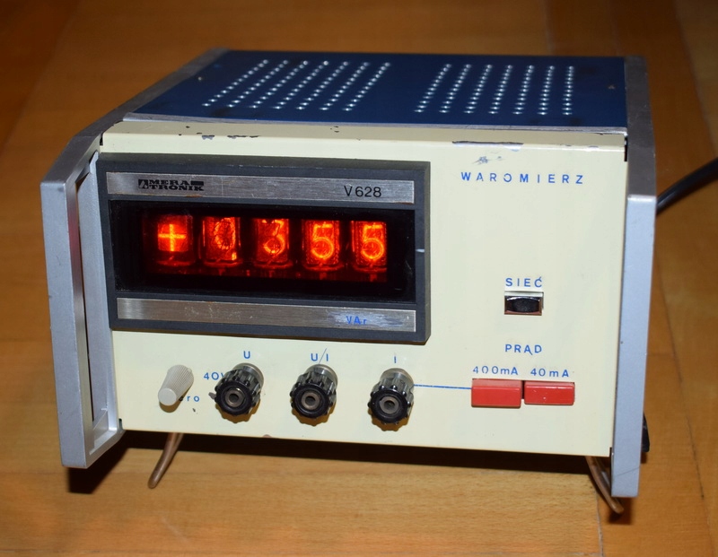 Waromierz z lampami NIXIE