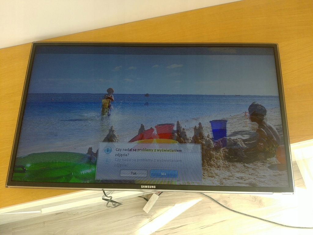 Telewizor Samsung 40D6750 - podwójny obraz