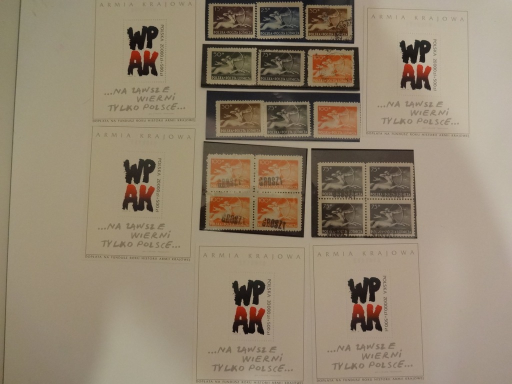 Znaczki Centurion na znaczkach pocztowych