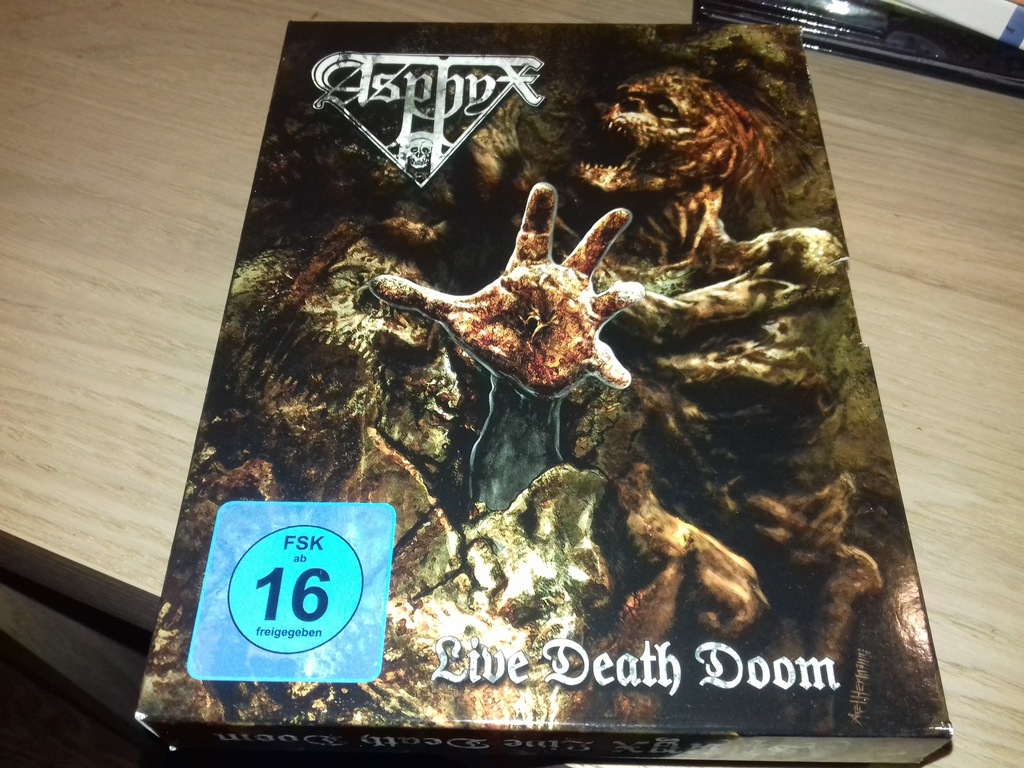 Asphyx  ‎– Live Death Doom 2CD DVD BOX