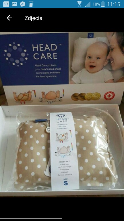 Poduszka Head Care r S NOWA spłaszczenie główki