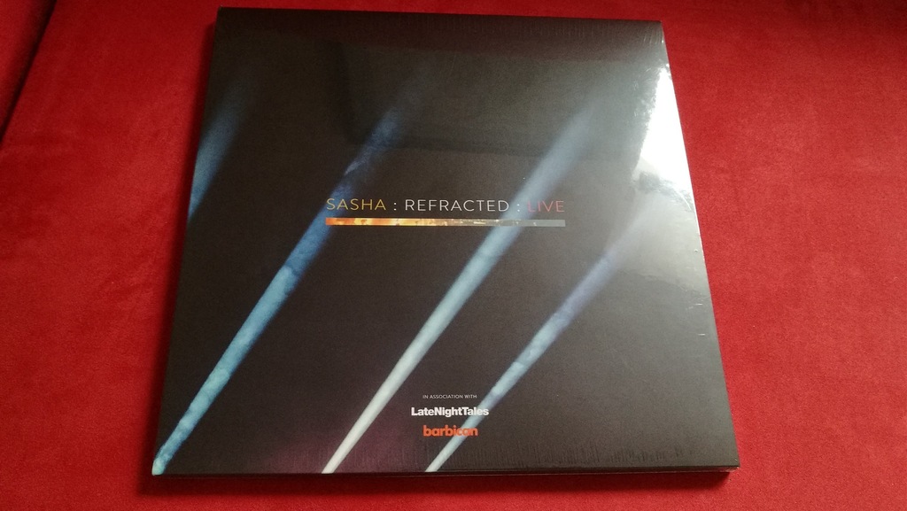 Sasha ‎Refracted Live 4xLP Clear Vinyl 1000szt