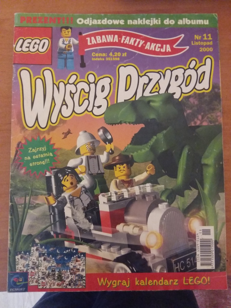 Wyścig przygód - stary miesięcznik LEGO
