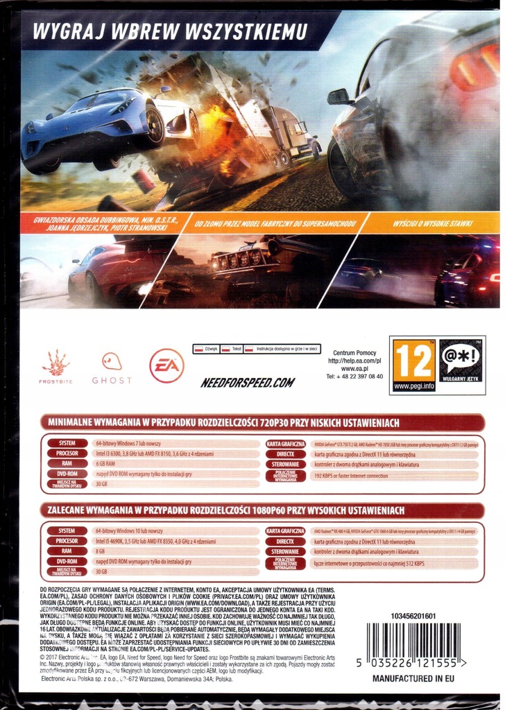 NEED FOR SPEED PAYBACK / NFS / PC / NOWA w FOLII - 7283418257 ...