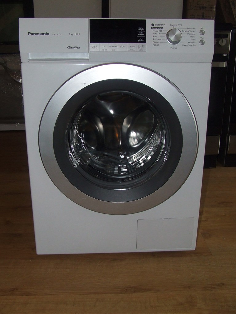 OUTLET! Nowa pralka PANASONIC NA-148XR1WPL z gw