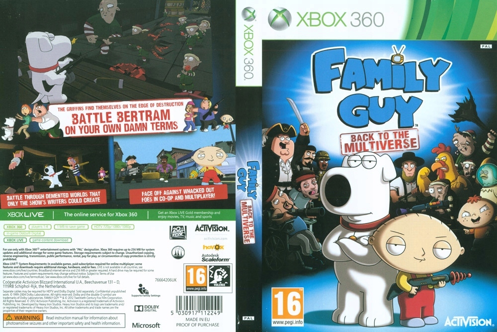 family guy multiverse xbox