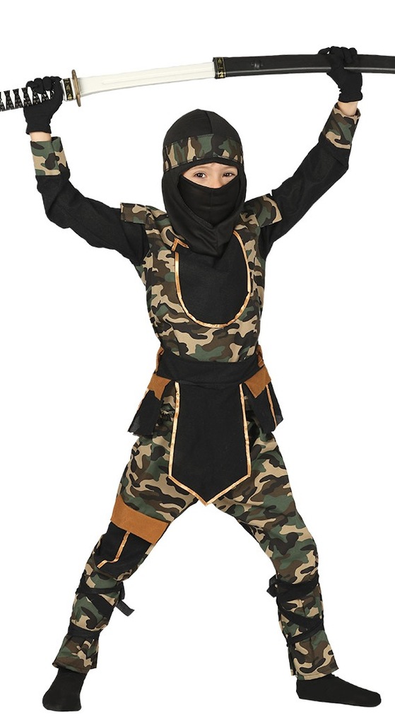 Strój dla dzieci Ninja moro Karnawał [919/81451]