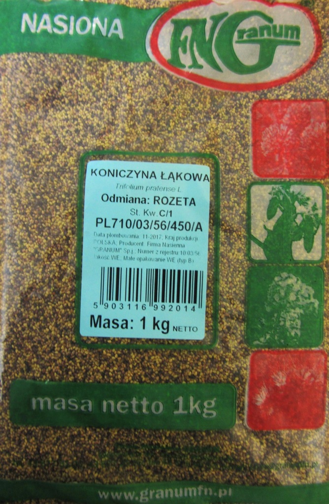 KONICZYNA ŁĄKOWA CZERWONA ROZETA 1KG ŚWIEŻE N KWAL