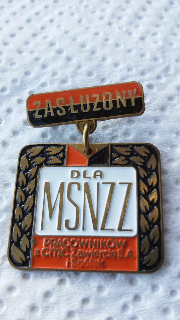 Zasłużony dla MSNZZ pracowników CMC Zawiercie