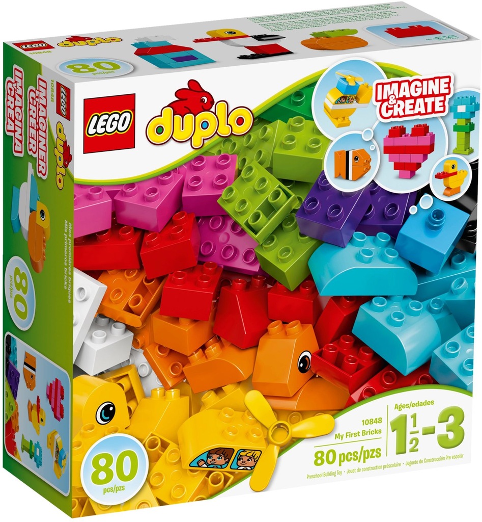 LEGO DUPLO 10848 PIERWSZE KLOCKI +GRATIS SKLEP WWA