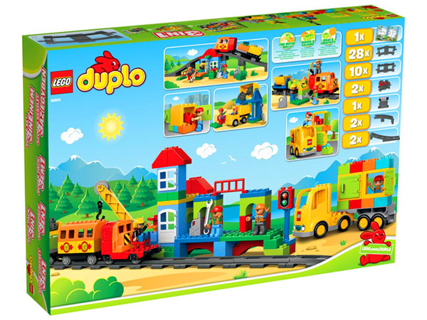 LEGO DUPLO 66524 POCIĄG 10508 + LEGO 10506 + 10601 - 7137947901 ...