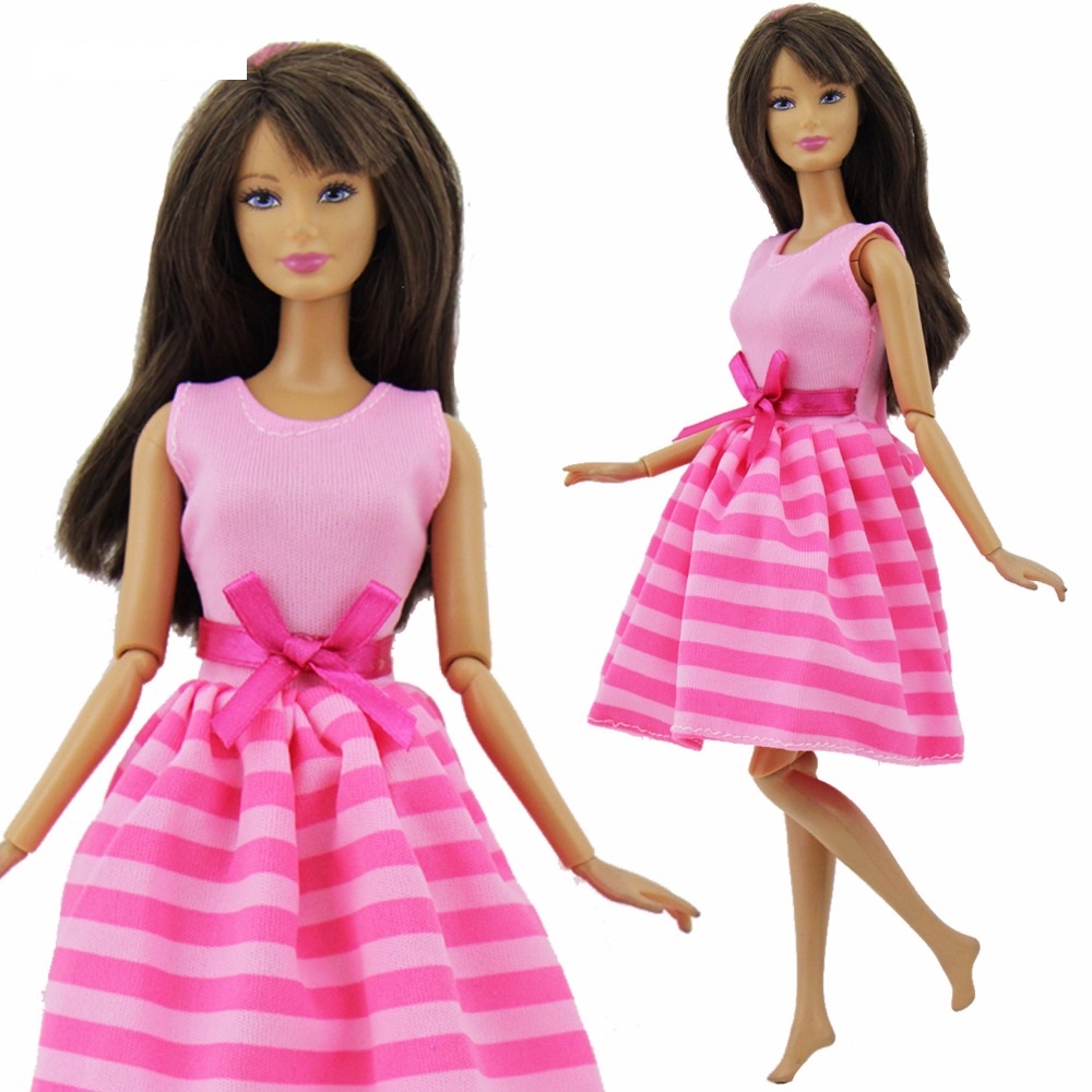 Elegancka SUKIENKA PRINCESKA DLA LALKI BARBIE