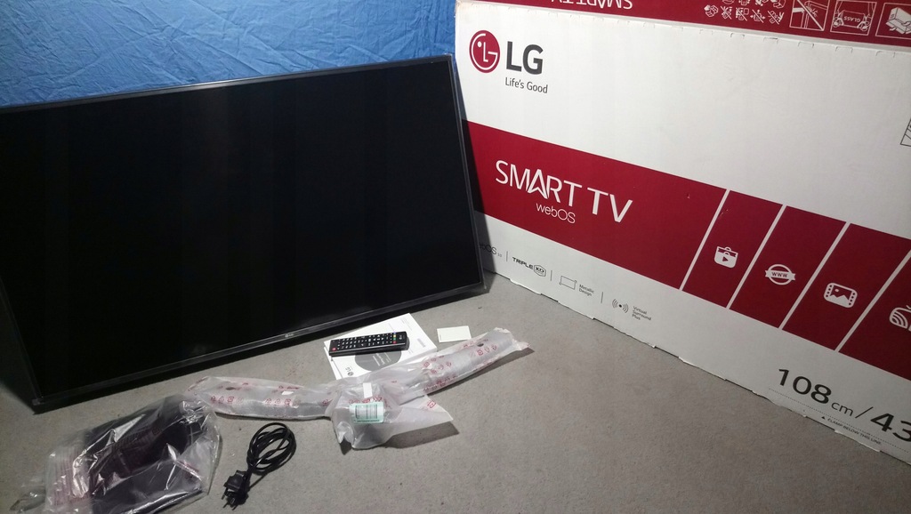 Smart TV (Telewizor) LED 43LH630V FULL HD GWARANCJ