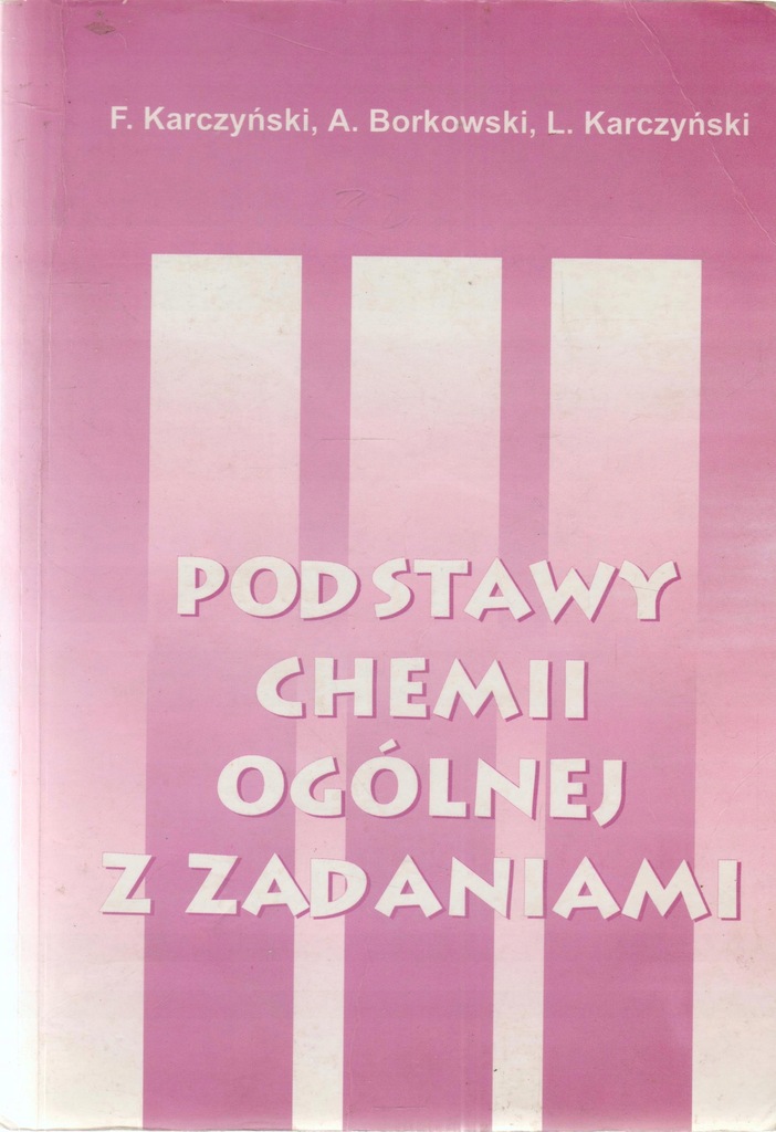 PODSTAWY CHEMII OGÓLNEJ Z ZADANIAMI Karczyński