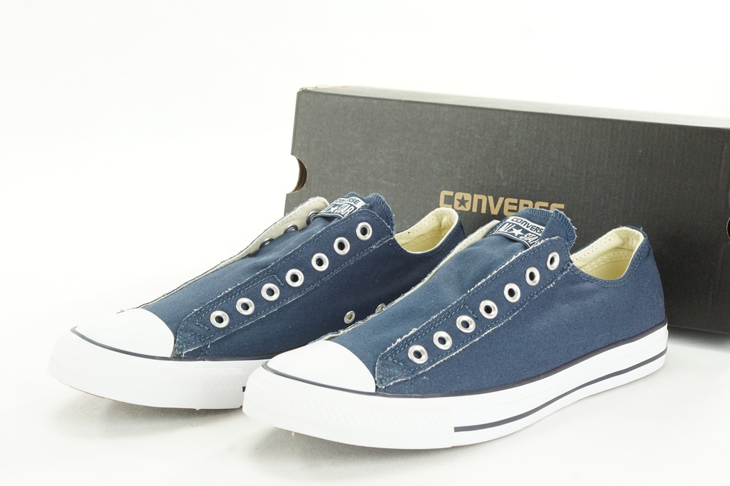 CONVERSE trampki granatowe bez sznurówek 44,5 S3 2
