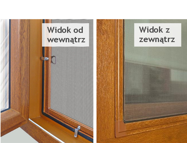 Siatki Na Okna Przeciw Owadom SIATKA NA OWADY Z RAMKĄ NA OKNO DO MONTAŻU BIAŁA - 6832009866