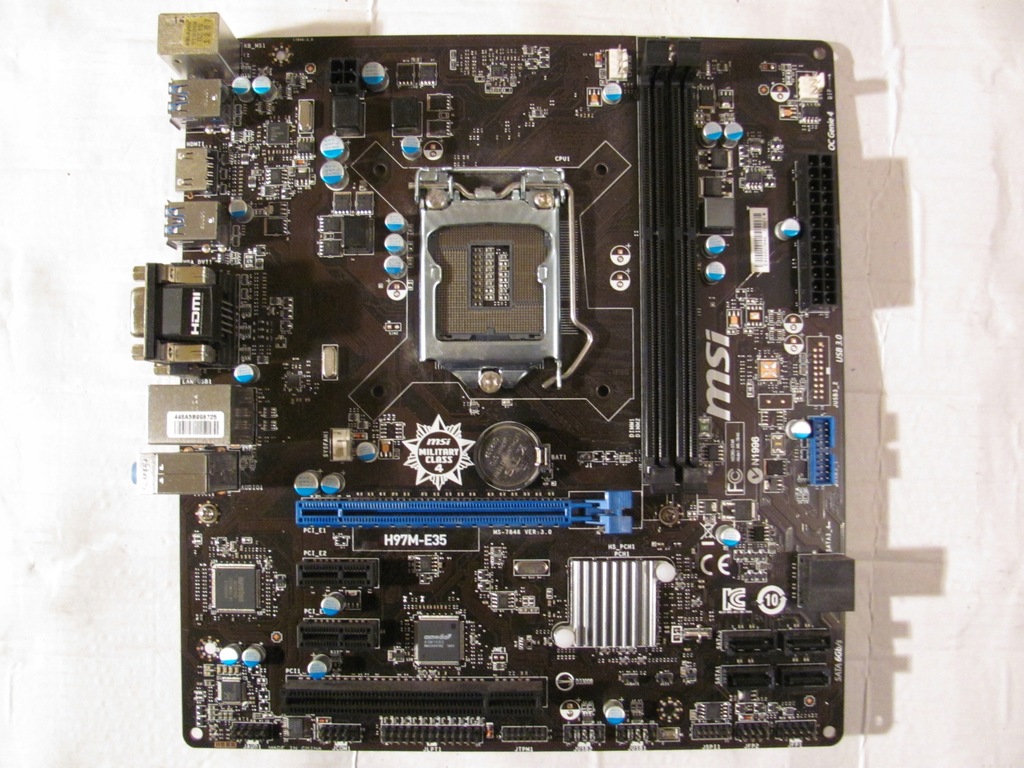 Płyta Główna MSI H97M-E35 DDR3 1150 7711010698 oficjalne