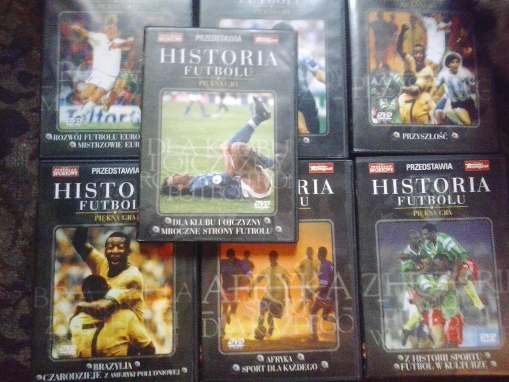 Historia futbolu zestaw 7 oryginalnych płyt DVD