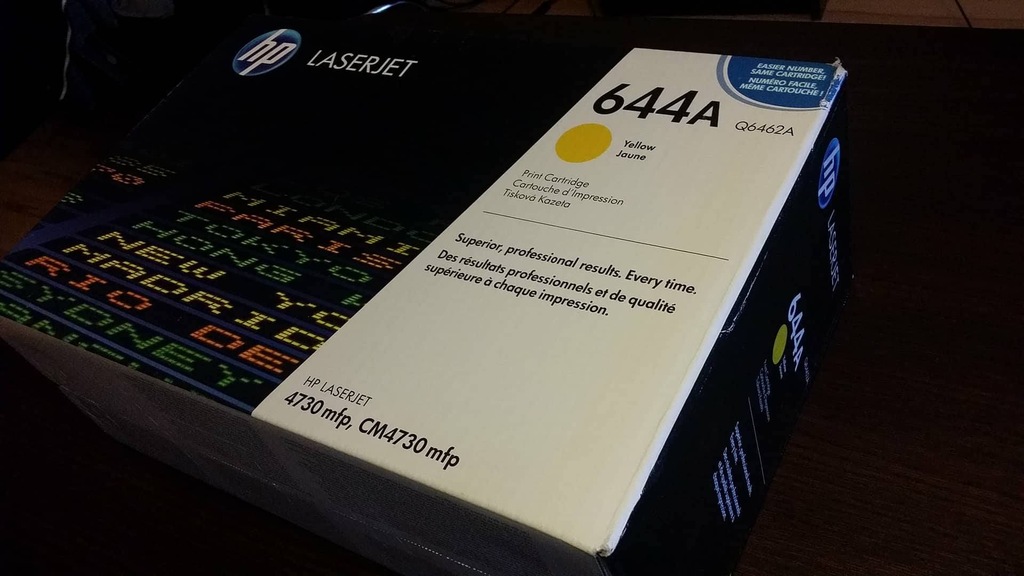 Toner HP 644A Q6461A Color LaserJet CM4730 Yellow