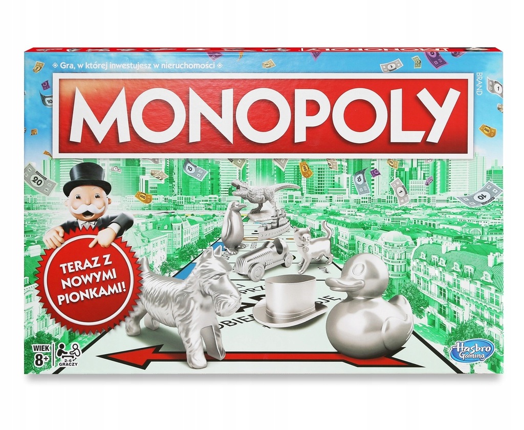 Monopoly Gra Classic - Hasbro - Nowa wersja