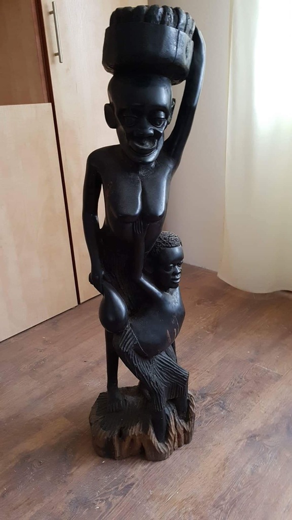 Rzeźba afrykańska Masaja hebanowa