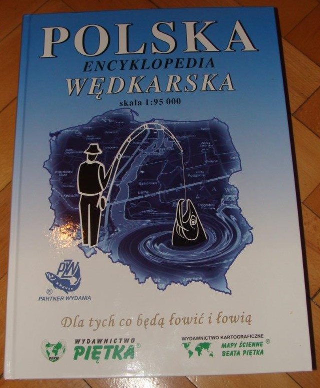 Polska encyklopedia wędkarska skala 1 ; 95 000