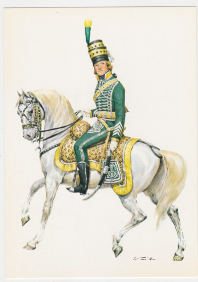 ŻOŁNIERZ KOŃ FRANCJA 1792/1800 POCZTÓWKA A51524