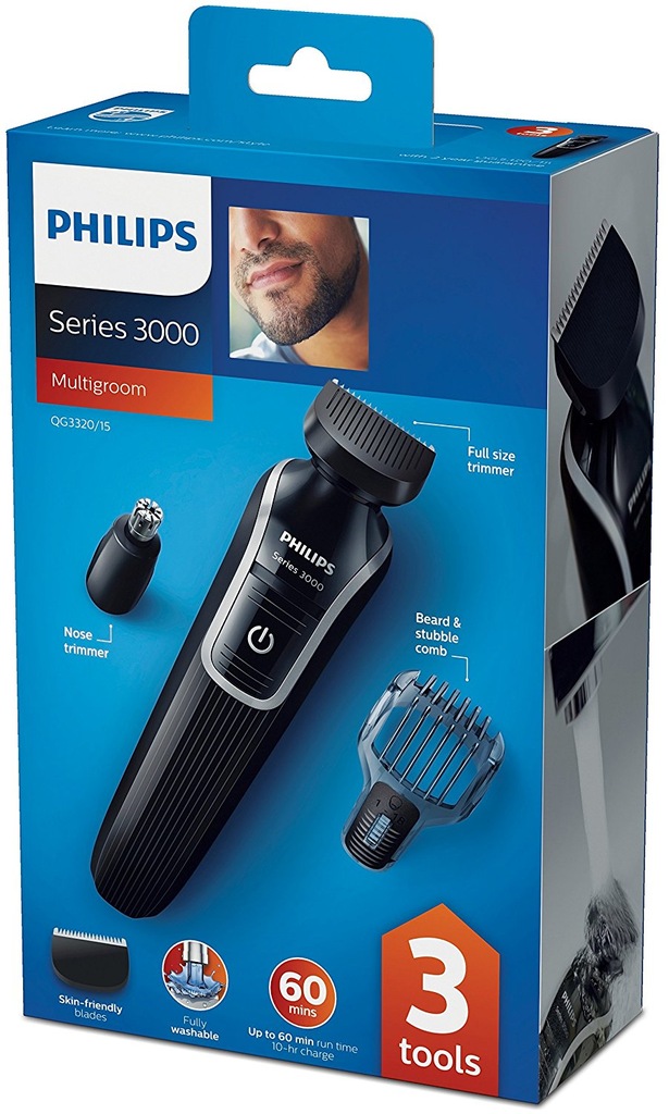 MASZYNKA TRYMER PHILIPS S3000 MULTIGROOM QG3320/15