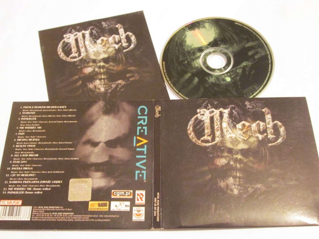 MECH-MECH CD 2005 DIGIPACK TASMANIA BRUDNA MUZYKA